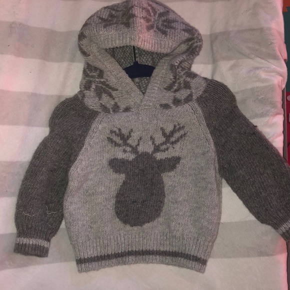 Grey baby boy’s sweater - Picture 2 of 4